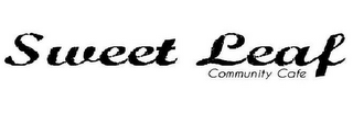 SWEET LEAF COMMUNITY CAFE logo
