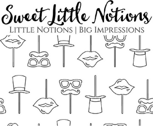 SWEET LITTLE NOTIONS LITTLE NOTIONS / BIG IMPRESSIONS logo