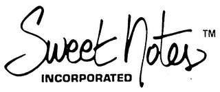 SWEET NOTES INCORPORATED logo