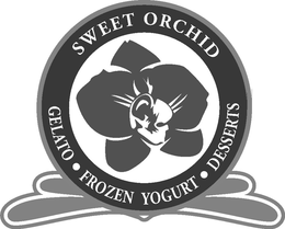 SWEET ORCHID GELATO.FROZEN YOGURT. DESSERTS logo