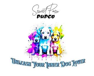 SWEET PAW PUPCO UNLEASH YOUR INNER DOG LOVER logo