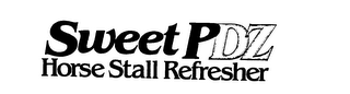 SWEET PDZ HORSE STALL REFRESHER logo