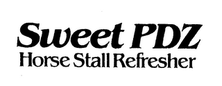 SWEET PDZ HORSE STALL REFRESHER logo