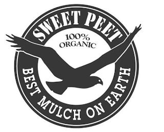 SWEET PEET 100% ORGANIC BEST MULCH ON EARTH logo