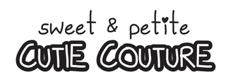 SWEET & PETITE CUTIE COUTURE logo