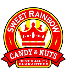 SWEET RAINBOW CANDY & NUTS BEST QUALITYGUARANTEED logo