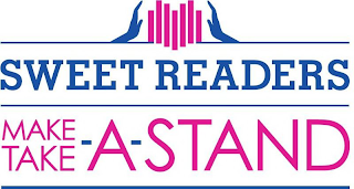 SWEET READERS MAKE TAKE -A-STAND logo