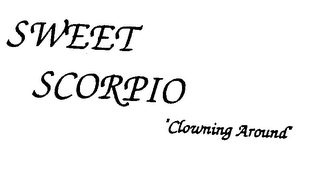 SWEET SCORPIO "CLOWNING AROUND" logo