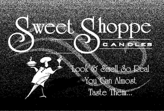 SWEET SHOPPE CANDLES LOOK & SMELL SO REAL YOU CAN ALMOST TASTE THEM... logo