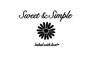 SWEET & SIMPLE BAKED WITH LOVE logo