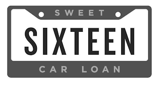 SWEET SIXTEEN CAR LOAN logo