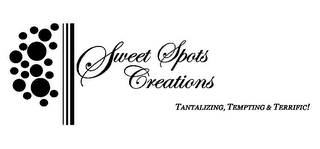 SWEET SPOTS CREATIONS TANTALIZING, TEMPTING & TERRIFIC! logo