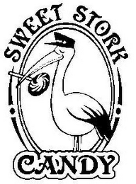 SWEET STORK CANDY logo