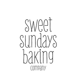 SWEET SUNDAYS BAKING COMPANY logo