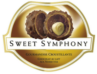SWEET SYMPHONY GOURMANDISE CROUSTILLANTE CHOCOLAT AU LAIT AUX NOISETTES logo