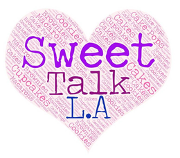SWEET TALK L.A CAKES BROWNIES MACARONS CAKEPOPS CUPCAKES logo