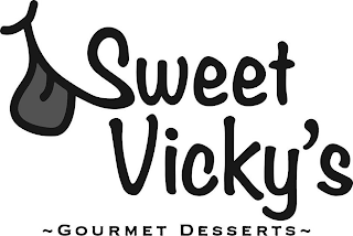 SWEET VICKY'S ~GOURMET DESSERTS~ logo
