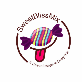 SWEETBLISSMIX A SWEET ESCAPE IN EVERY BITE logo