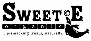 SWEETE ORGANIC LIP-SMACKING TREATS, NATURALLY. logo