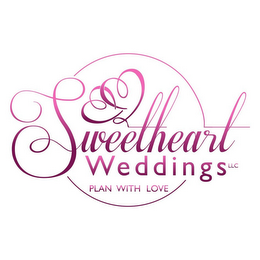 SWEETHEART WEDDINGS LLC PLAN WITH LOVE logo