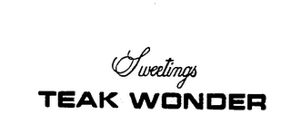 SWEETINGS TEAK WONDER logo