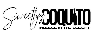 SWEETLY'S COQUITO INDULGE IN THE DELIGHT logo