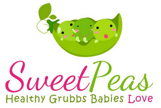 SWEETPEAS HEALTHY GRUBBS BABIES LOVE logo