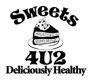SWEETS 4U2 DELICIOUSLY HEALTHY logo
