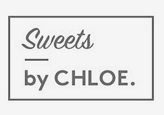 SWEETS BY CHLOE. logo