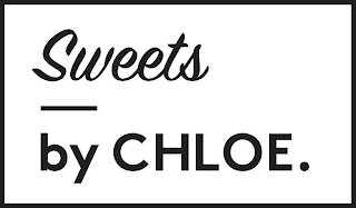SWEETS BY CHLOE. logo