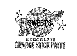 SWEET'S CHOCOLATE ORANGE STICK PATTY logo