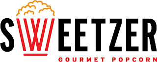SWEETZER GOURMET POPCORN logo
