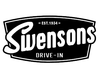 SWENSONS DRIVE-IN EST. 1934 logo
