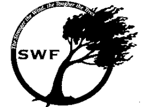 SWF THE STRONGER THE WIND, THE TOUGHER THE TREES logo