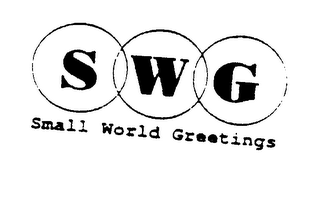 SWG SMALL WORLD GREETINGS logo