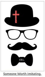 SWI. SOMEONE WORTH IMITATING logo