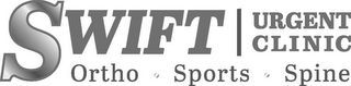 SWIFT URGENT CLINIC ORTHO · SPORTS · SPINE logo