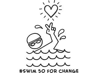 #SWIM 50 FOR CHANGE logo
