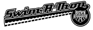 SWIM-A-THON USA SWIMMING logo