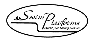 SWIM PLATFORMS EXTEND YOUR BOATING PLEASURE logo