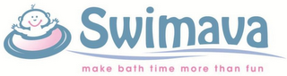 SWIMAVA MAKE BATH TIME MORE THAN FUN logo