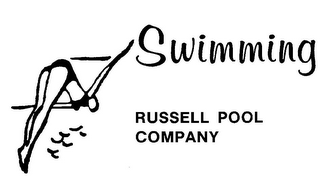SWIMMING RUSSELL POOL COMPANY logo