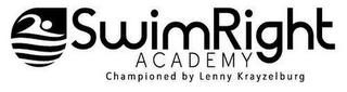 SWIMRIGHT ACADEMY CHAMPIONED BY LENNY KRAYZELBURG logo