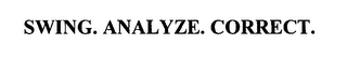SWING. ANALYZE. CORRECT. logo