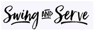 SWING AND SERVE logo