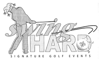 SWING HARD SIGNATURE GOLF EVENTS logo