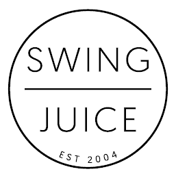 SWING JUICE EST 2004 logo