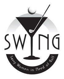 SWING SAVVY WOMEN IN NEED OF GOLF logo