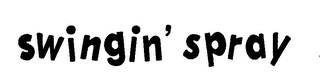 SWINGIN SPRAY logo