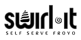 SWIRL IT SELF SERVE FROYO logo